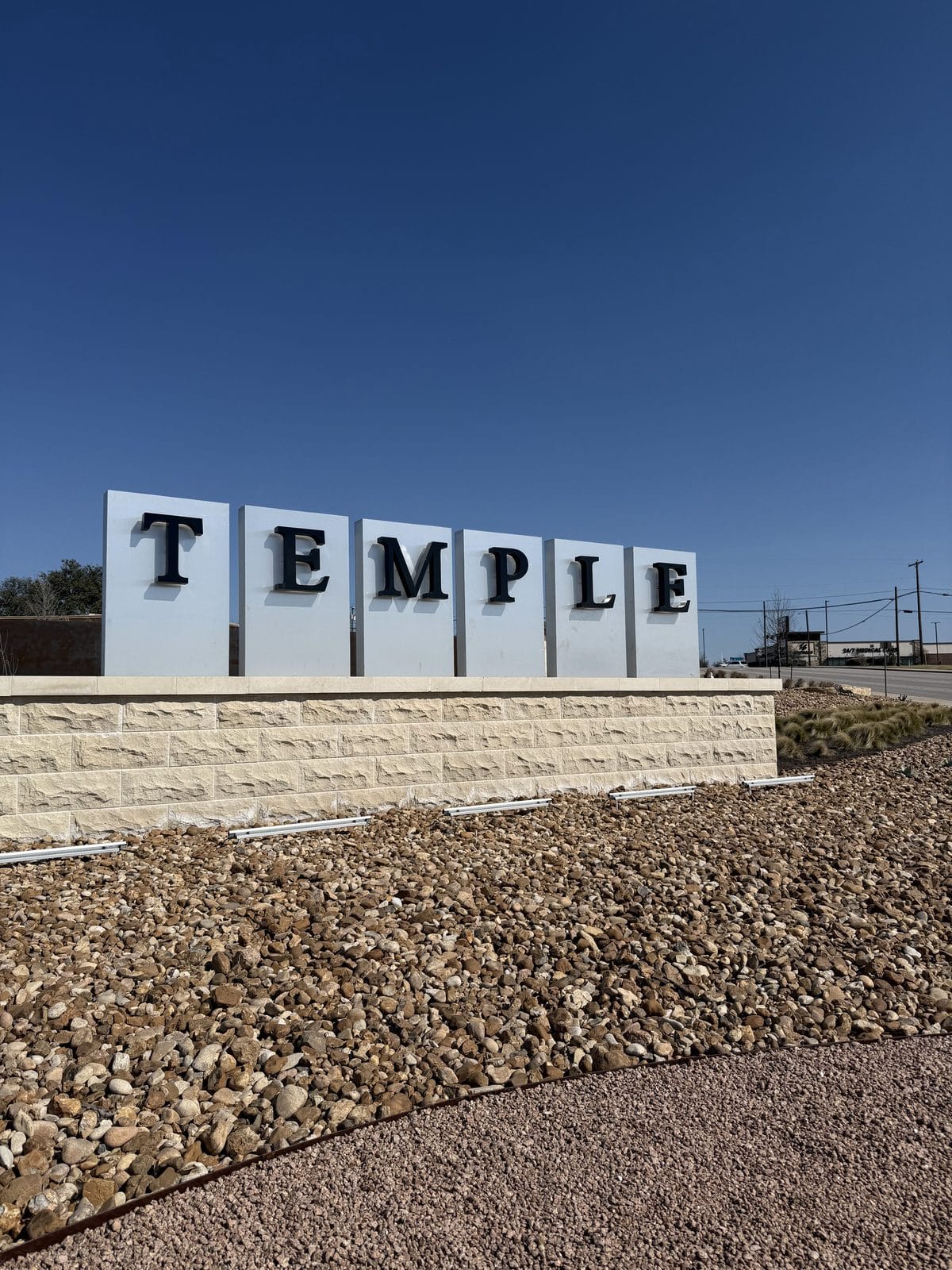 Custom metal monument sign